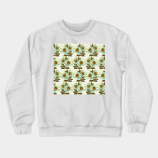 Magnolia floral pattern Crewneck Sweatshirt